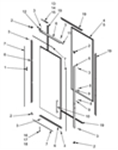 Picture of Door Parts Diagram - 103B NT